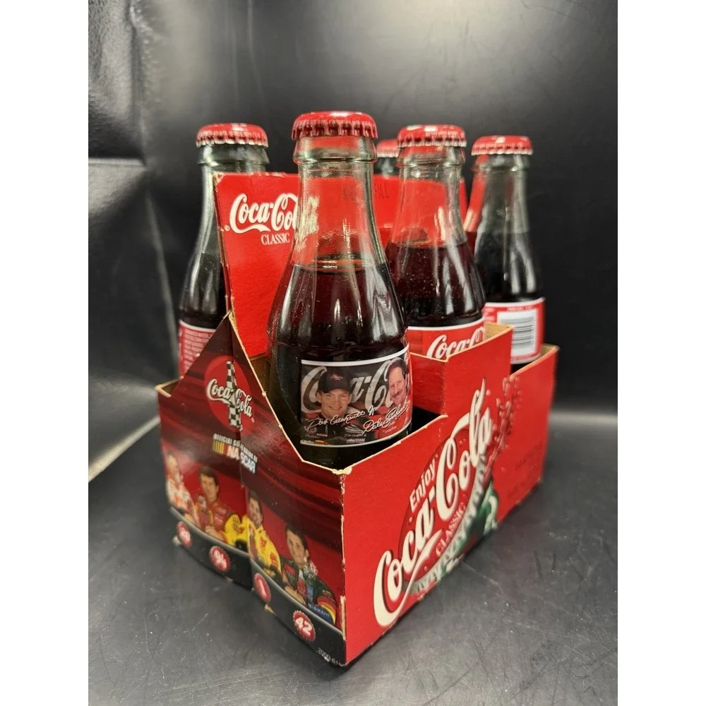 Coca-Cola Racing Family 6-Pack 8oz Bottles Dale Earnhardt NASCAR 2000‎
